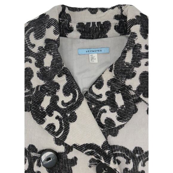 Anthropologie Leifnotes Womens Hesa‎ Blazer Size 00 Petite Corduroy Collared EUC - Picture 9 of 13